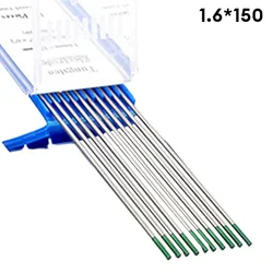 10pcs Tungsten Electrodes Professional Welding Thoriated Tig Rod 150*1.0mm 1.6mm 2.4mm 3.2mm Lanthanum Tungsten Electrode