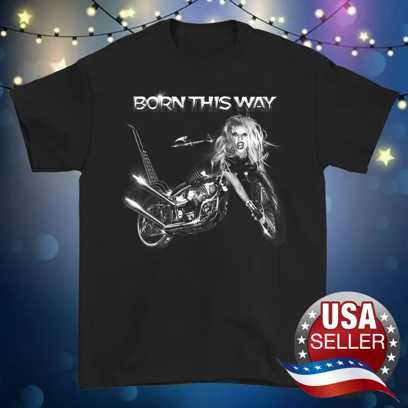 Lady Gaga Born This Way Black T Shirt Tee All Sizes S 5Xl Xa787
