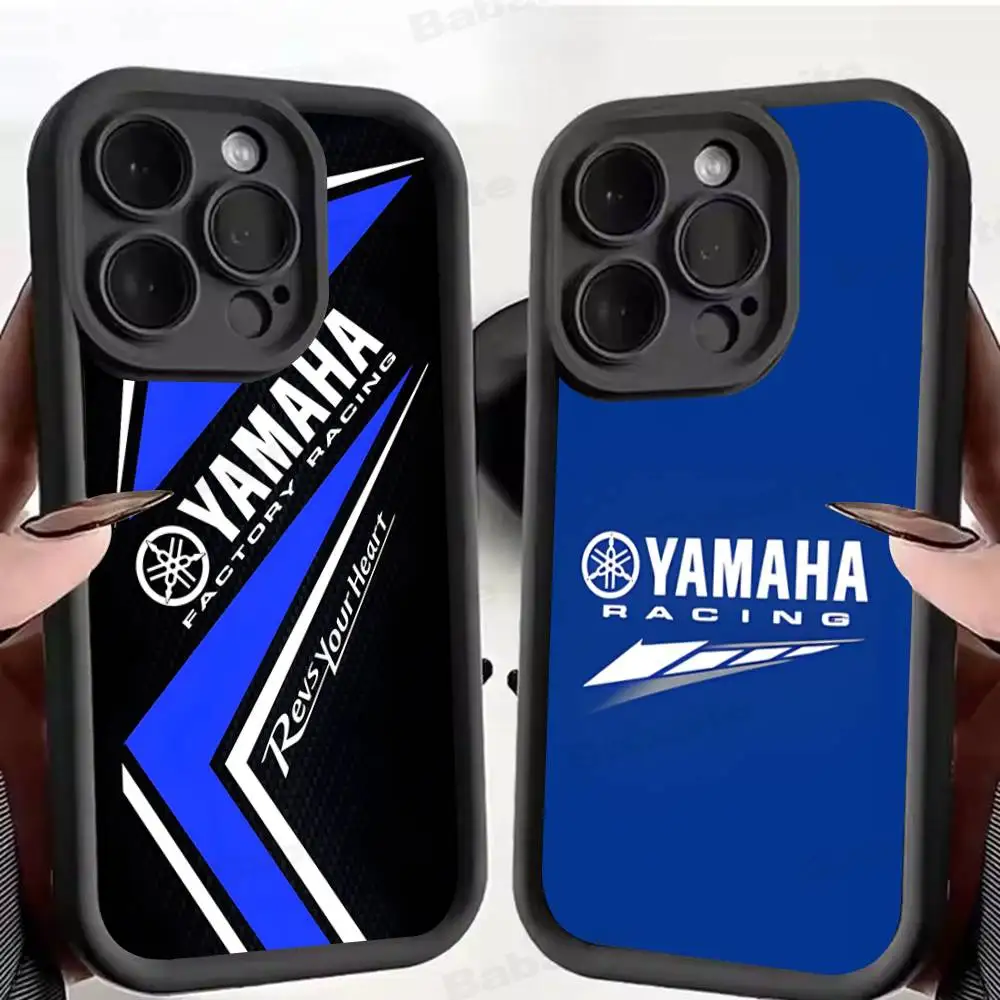 Motorcycle Y-YamAha-ES Phone Case For iPhone 17 16 15 13 11 12 14 Pro Max Plus Silicone Cover Shell