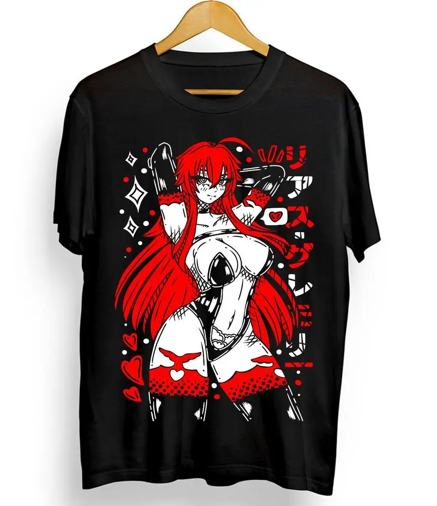 Rias Gremorye T-Shirt High School DxD Rias Gremory Aesthetic Sexy Waifu Shirt