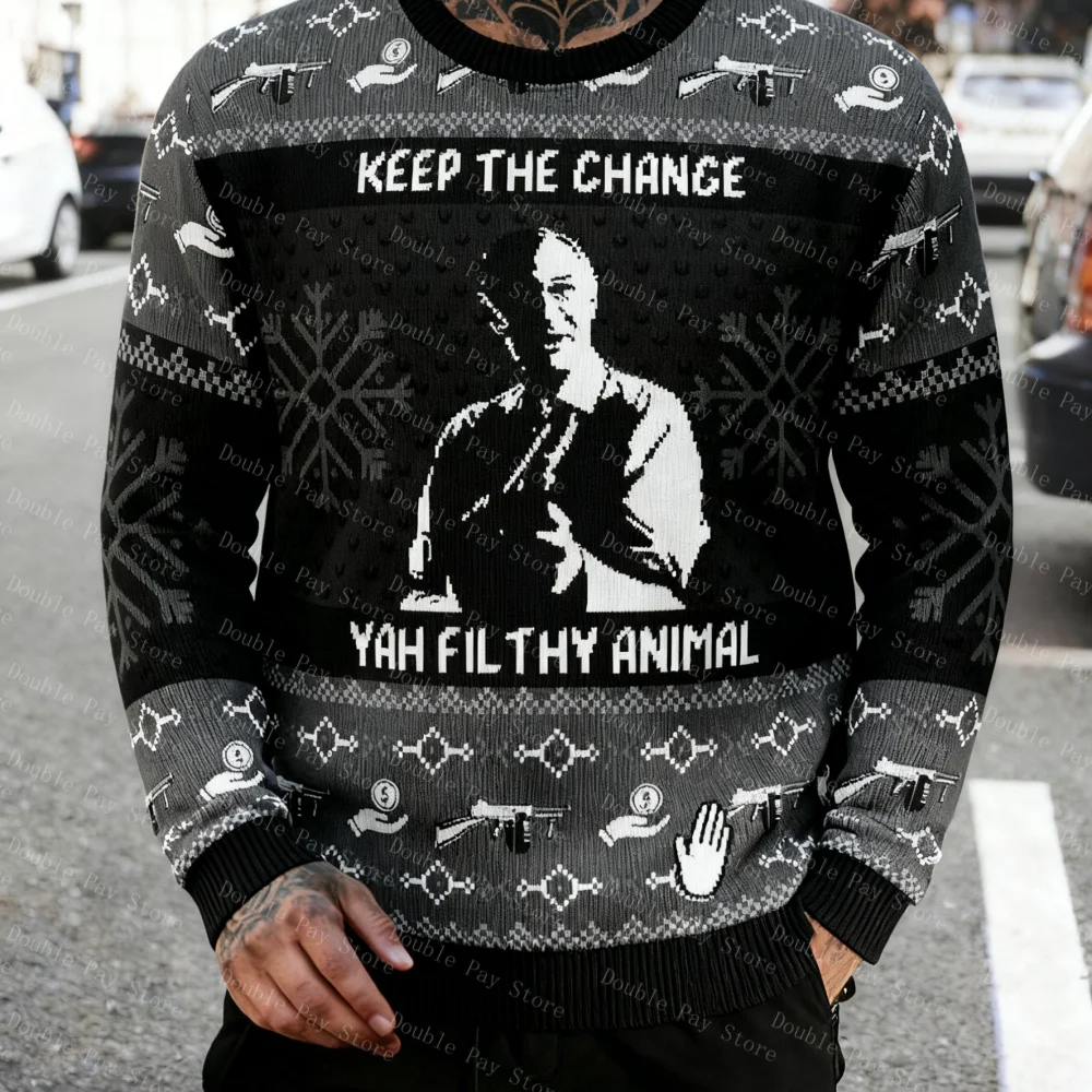 2026 الخريف الشتاء عيد ميلاد سعيد البلوز المنزل وحده القبيح عيد الميلاد الكرتون أنيمي النساء الرجال البلوز القمم هوديي البلوز