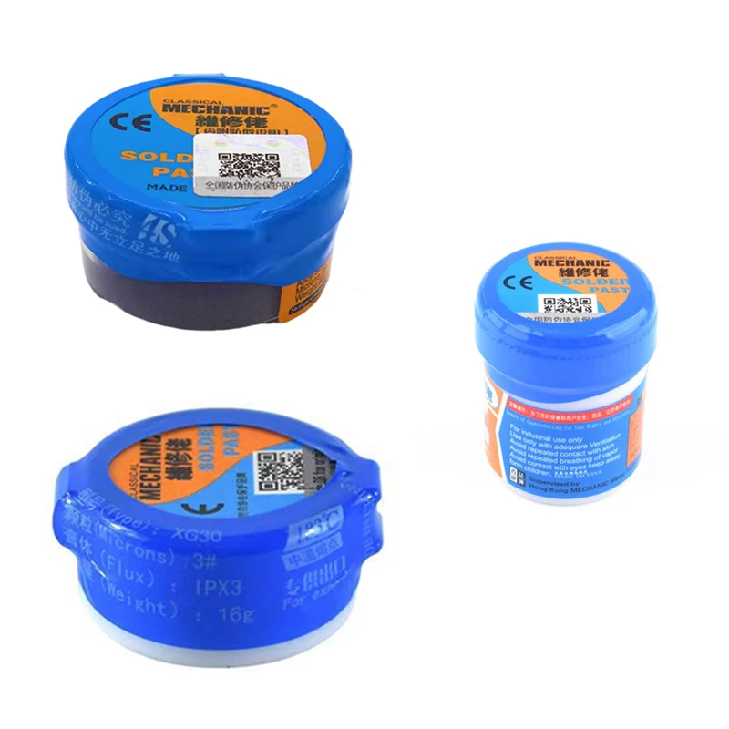 XG Series 183℃ Tin Solder Paste Environment Friendly Soldering Flux For LED PCB Board Electronic Component Phone Repair