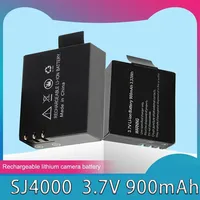 For sj4000 3.7V 900mAh Dual Port Battery Charger eken H9 GIT-LB101 GIT BATTERY sj5000 sj6000 SJ7000 SJ8000 SJ9000 battery
