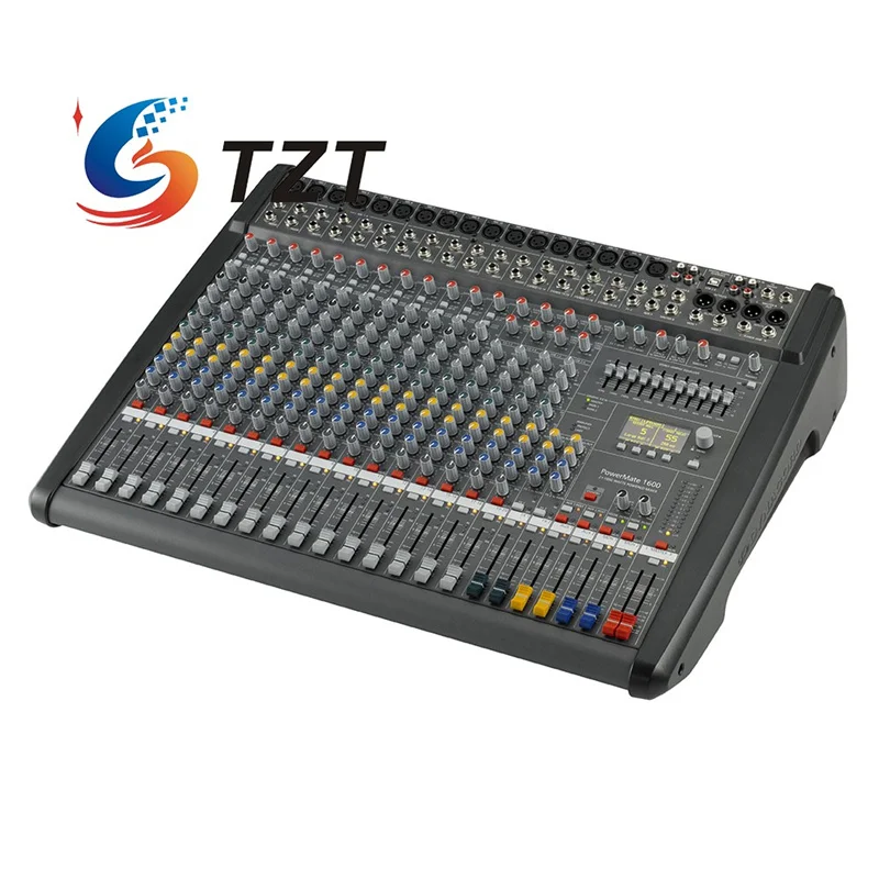 Imagem -03 - Tzt-power Audio Mixing Console Mixer Amplificador de Potência para Dynacord Professional Stage 2x1200w Pm16003