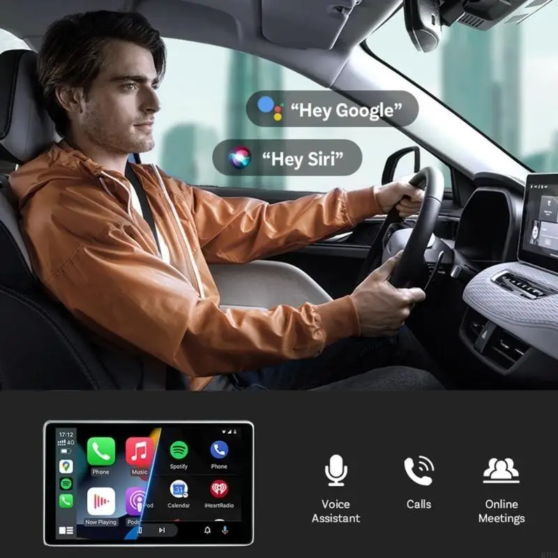 H7BC USB Wireless Car Adapter with Double Channel Bluetooth-compatible 5.2GHz Quick Installation Broad Vehicle Compatibility