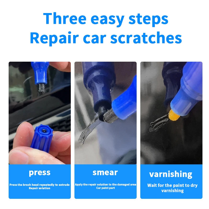 Car Paintbrush White From The Spray Paint Black Paint Pen Repair Car Paint To Remove Marks Car Scratch Repair Tool