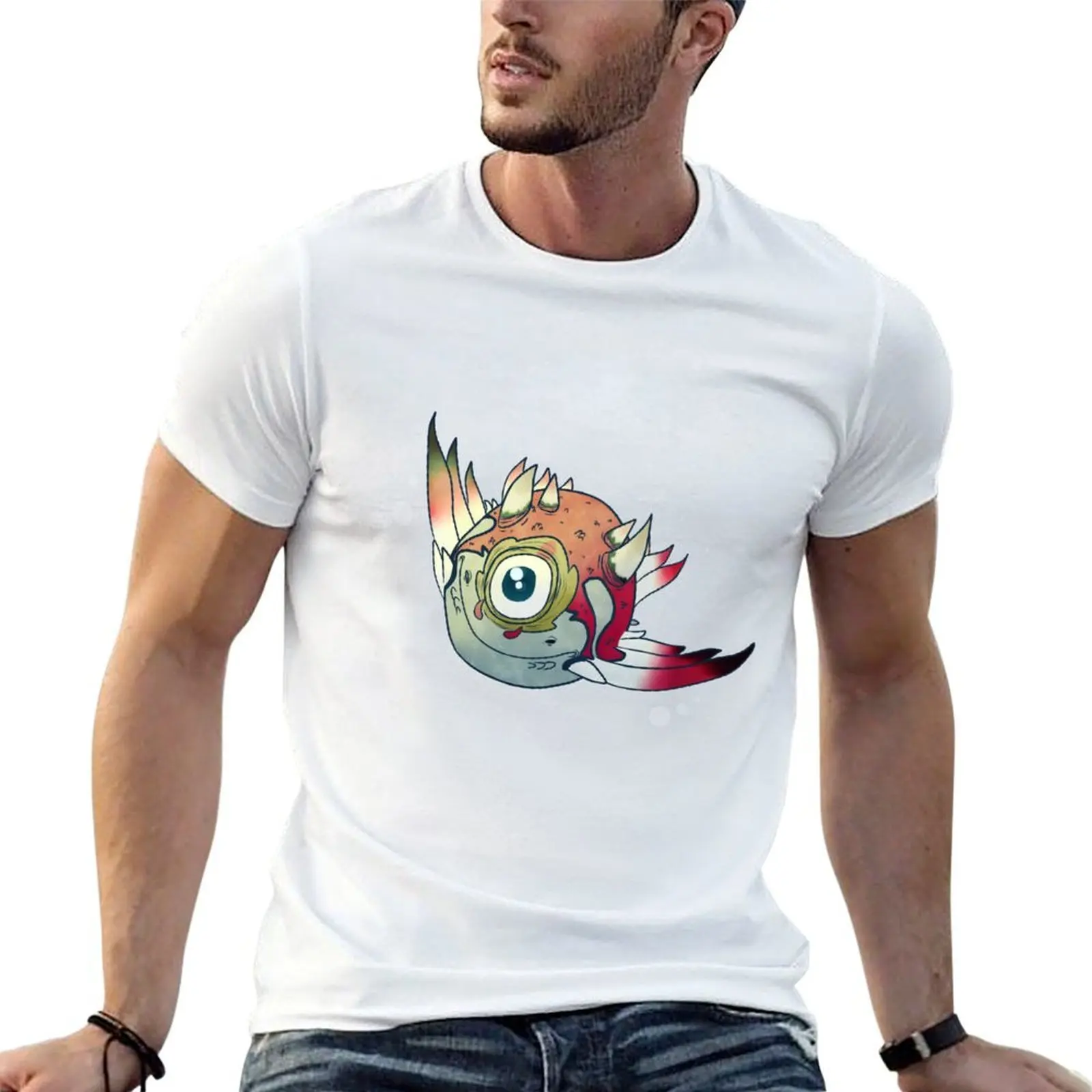 

Crashfish - Subnautica T-Shirt man graphic t shirt t shirts for man pack white man t shirt luxury T-shirt