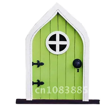 

Miniature Elf Fairy Gnome Window Door Figurines Cute Home Yard Art Garden Sculpture Statues Decor Tree Sculpture Window Door