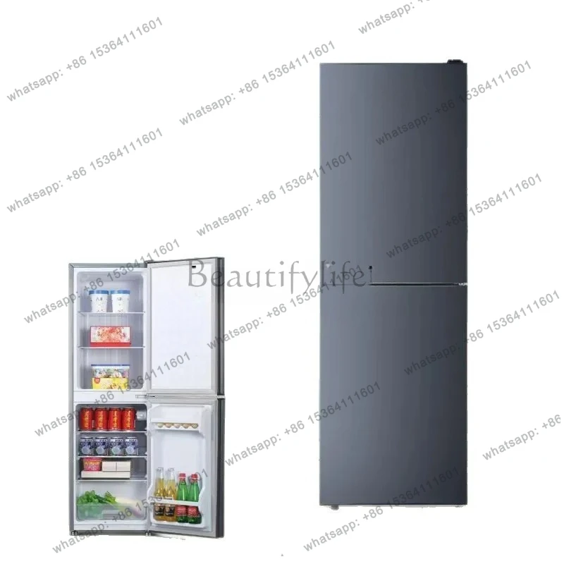 Refrigerator for Home  First-Class Energy Efficiency, Double Door, Large Capacity, Suitable for Rental, Freezer and Refrigerator