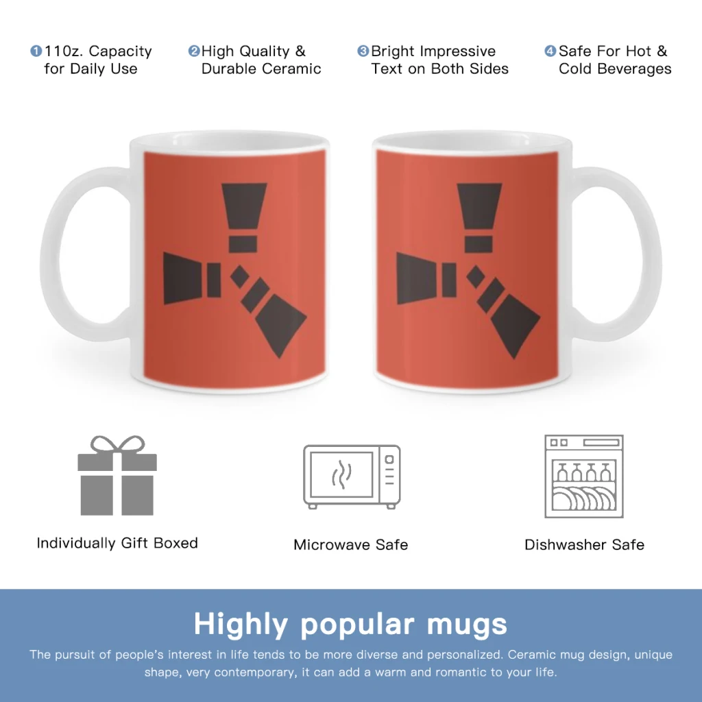 

Game-R-Rust-Mug 11oz Ceramic Coffee Mug Friends Birthday Gift Mug