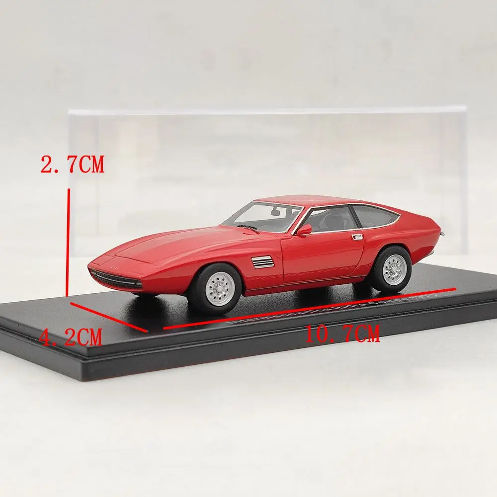 BOS 1:43 para lndra Coupe, modelo de resina roja, colección limitada de coches, lndra Coupe 1971