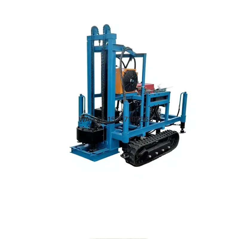 Wmwmnu for 50HP 200m Drilling Dual-Use Water Well Drilling Tracked Wheel-Mounted Professional Drilling Rig