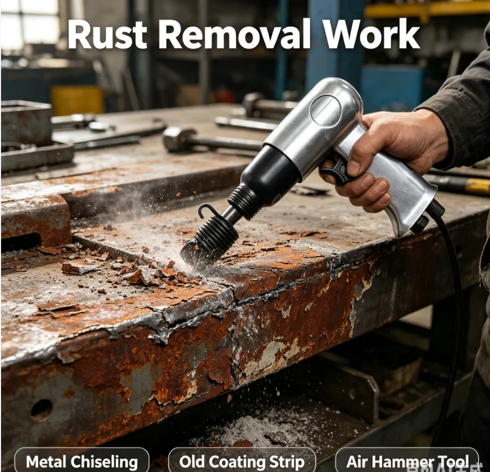small-new-heavy-duty-air-hammer-with-round-hex-chisels-1-4''-air-screw-4500rpm-pneumatic-drill-shovel-hammer-drills-pneumat