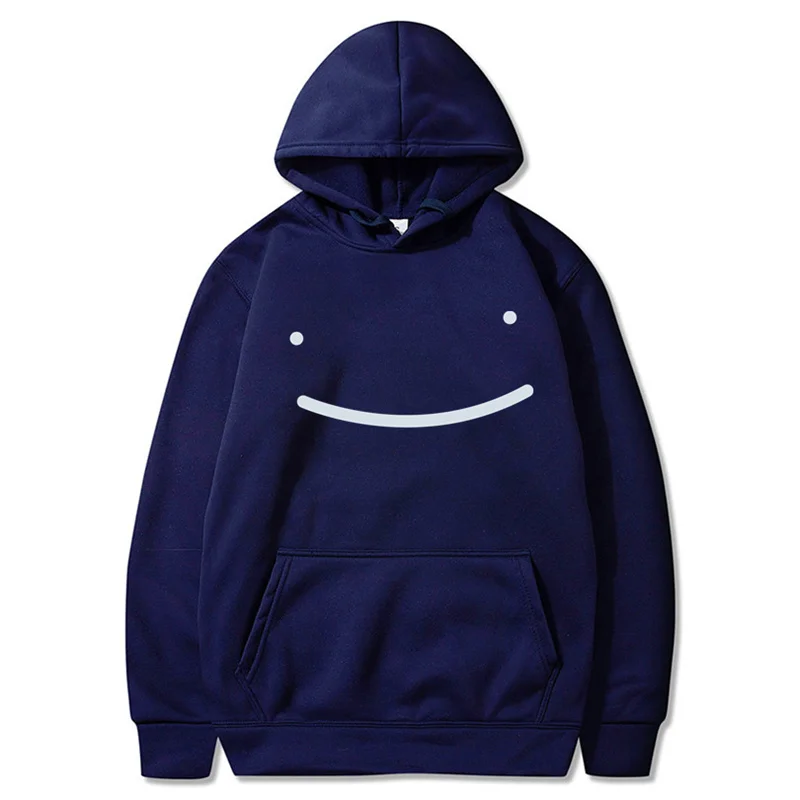 2023 New Hip Hop Streetwear Fashion Hoody Funny Smile Printed Mens Women Hoodies Sweatshirts Fleece Pullover Casual