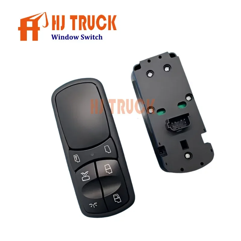 HJ TRUCK A9438200197 For Mercedes Benz Actros MP1 MP2 Truck Power Window Switch 9438200197 Control Glass Lifter Button