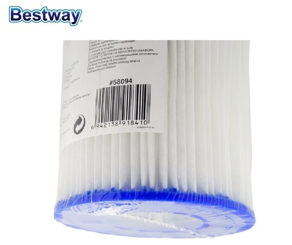 12 Pieces of 58094 Bestvvay 10.6 Diameter 13.6cm Ht Filter Cartridge Type II D4.2xH5.4