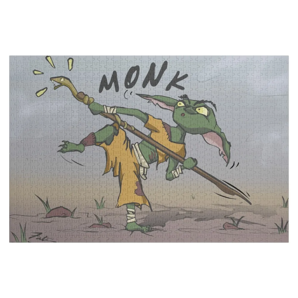 Goblin Monk Jigsaw Puzzle Customs With Photo Custom Kids Toy For Children Photo Personalized Gifts Puzzle