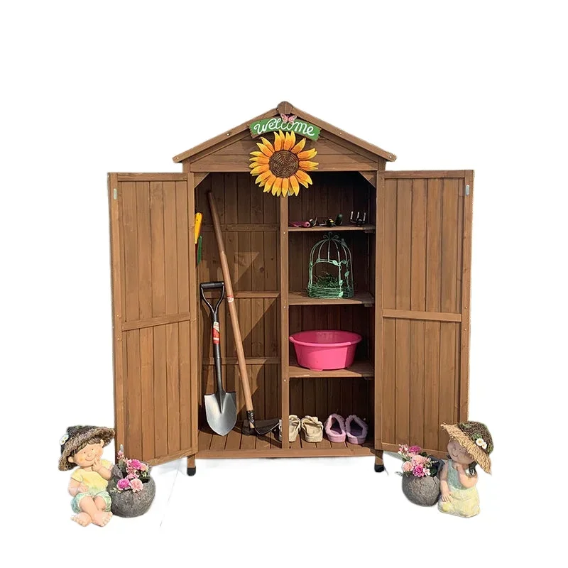 

Outdoor tool room storage , courtyard waterproof and sunscreen, outdoor utility cabinet, household storage cabinet, cleaning