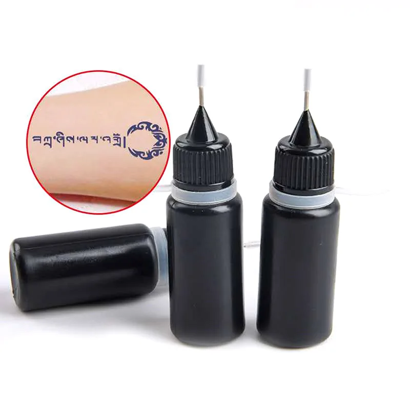 Temporary Tattoo 10ml Liquid Tattoo Paste Black Brown Red Brown Henna Cones Indian For Temporary Tattoo Sticker Body Paint