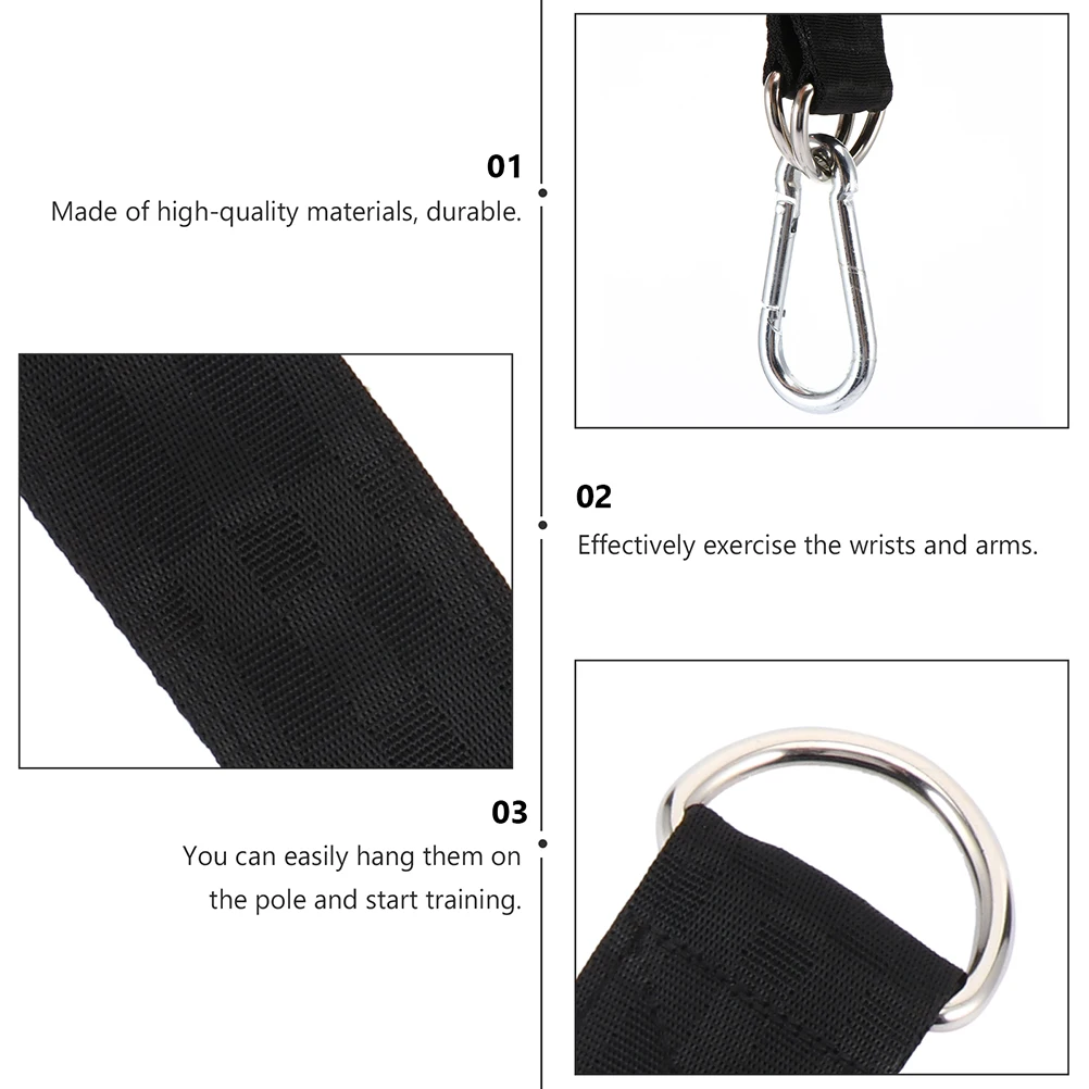

4 Pcs Resistance Band Arm Training Strap Fitness Hanging Ab Straps Ribbon Gym Pull up Attachment