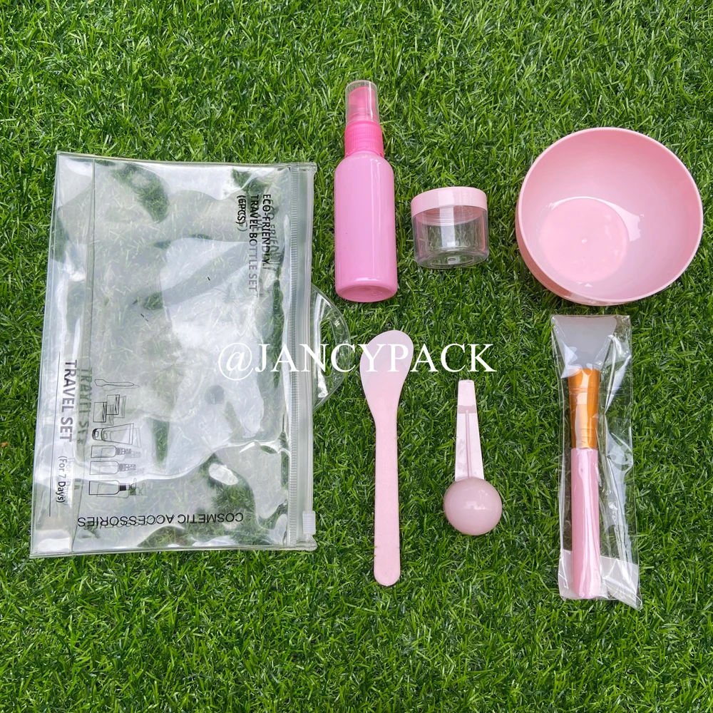 DIY Face Mask Mixing Bowl Set Makeup Brush Mixing Stick Spoon Facial Skin Care Mask Tools Kit Beauty Supplies