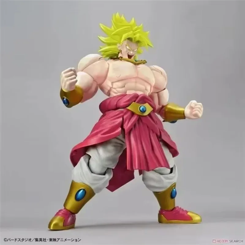 In Stock Original Bandai Anime Figure Figure-rise Standard Dragon Ball Z Broly Anime Action  Assembly Model Collectible Toy Gift