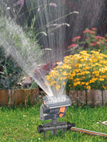 Oscillating Sprinkler Automatic Garden Sprinkler 4 Modes Lawn Swing Sprinkler Watering Irrigation System for Garden Lawn Patio