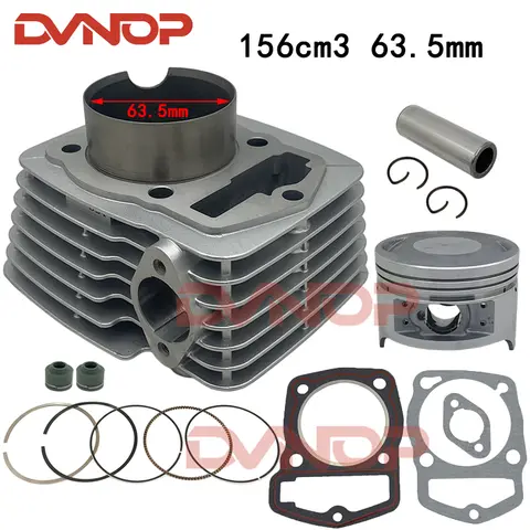 Motorcycle Cylinder Piston Gasket Kit for Honda CRF150F CRF150 F 63.5mm 2003 2004 2005