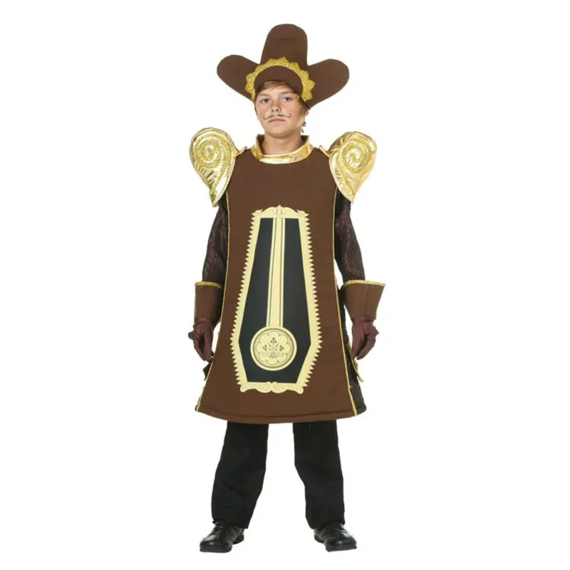 Halloween Kids Adults Men Boy Alarm Clock Cosplay Clothes Stage School Drama Performance Clothes Props Clock Cosplay Costumes