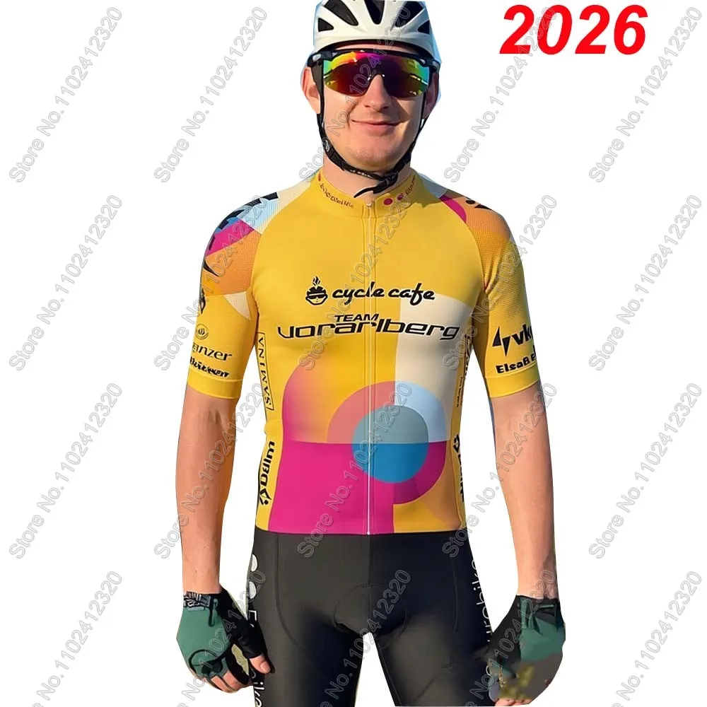 

Комплект велоформы Vorarlberg 2026: летняя велосипедная одежда, футболка и велошорты для шоссейных и горных велосипедов, размер M