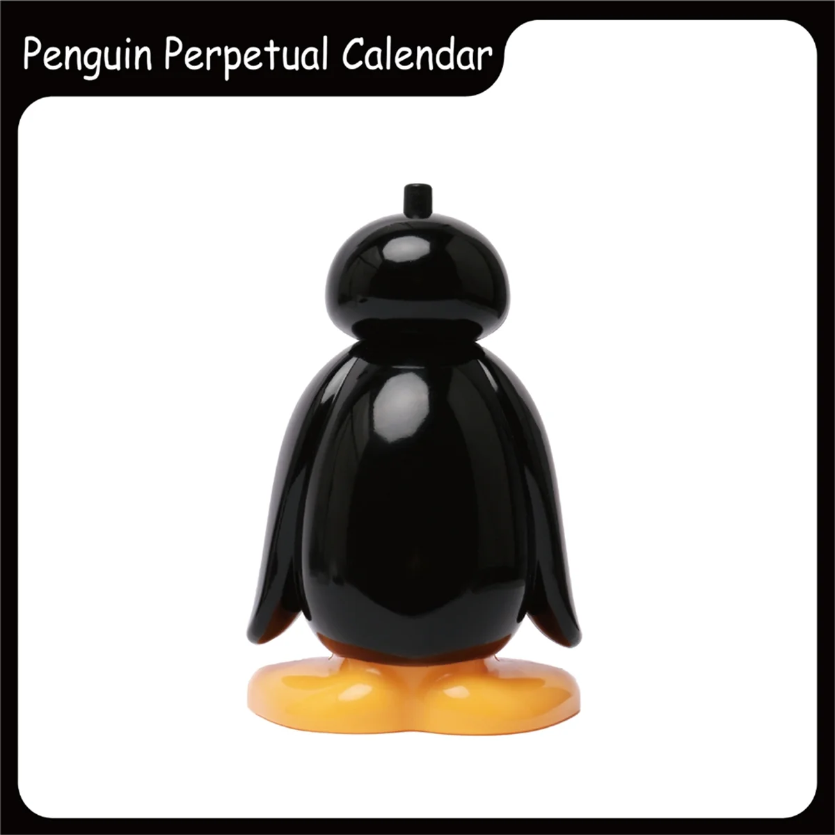 Gfc-календарь-пингвин, украшение для рабочего стола, нажимной календарь, красный рот, кукла-пингвин, украшение, подарок на день рождения, B
