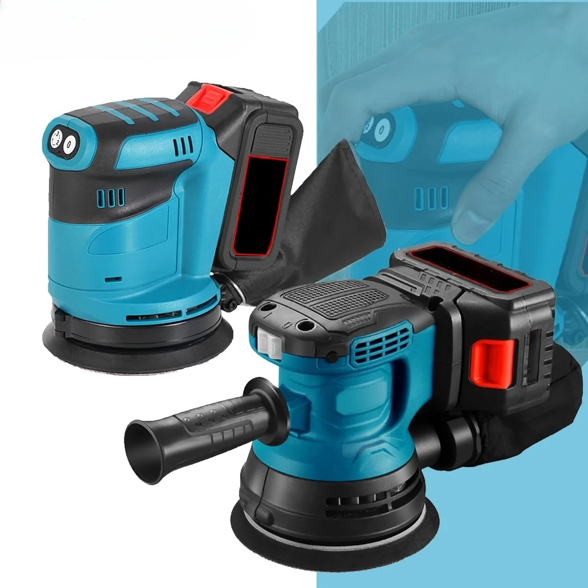 

Brushed/Brushless Cordless Orbital Sander Wood Grinder Polishing Electric Grinding Woodworking Grind For Makita 18V Battery