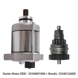 55540001000 Juego de arranque y Bendix KT/M para KTM EXC XC XC-W TPI, accesorios de Motor todoterreno para motocicleta de seis días 55440126000