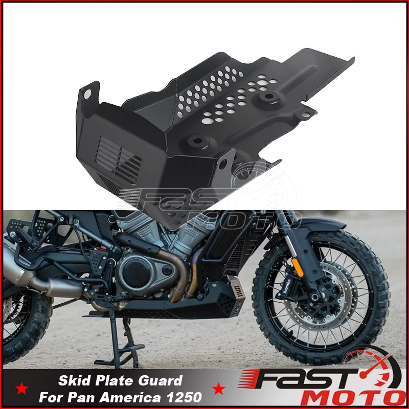 

For Harley Pan America 1250 21-24 Motorcycle Skid Plate Belly Pan Engine Bash Plate Protection Guard RA1250 RA1250S RA1250S 2024