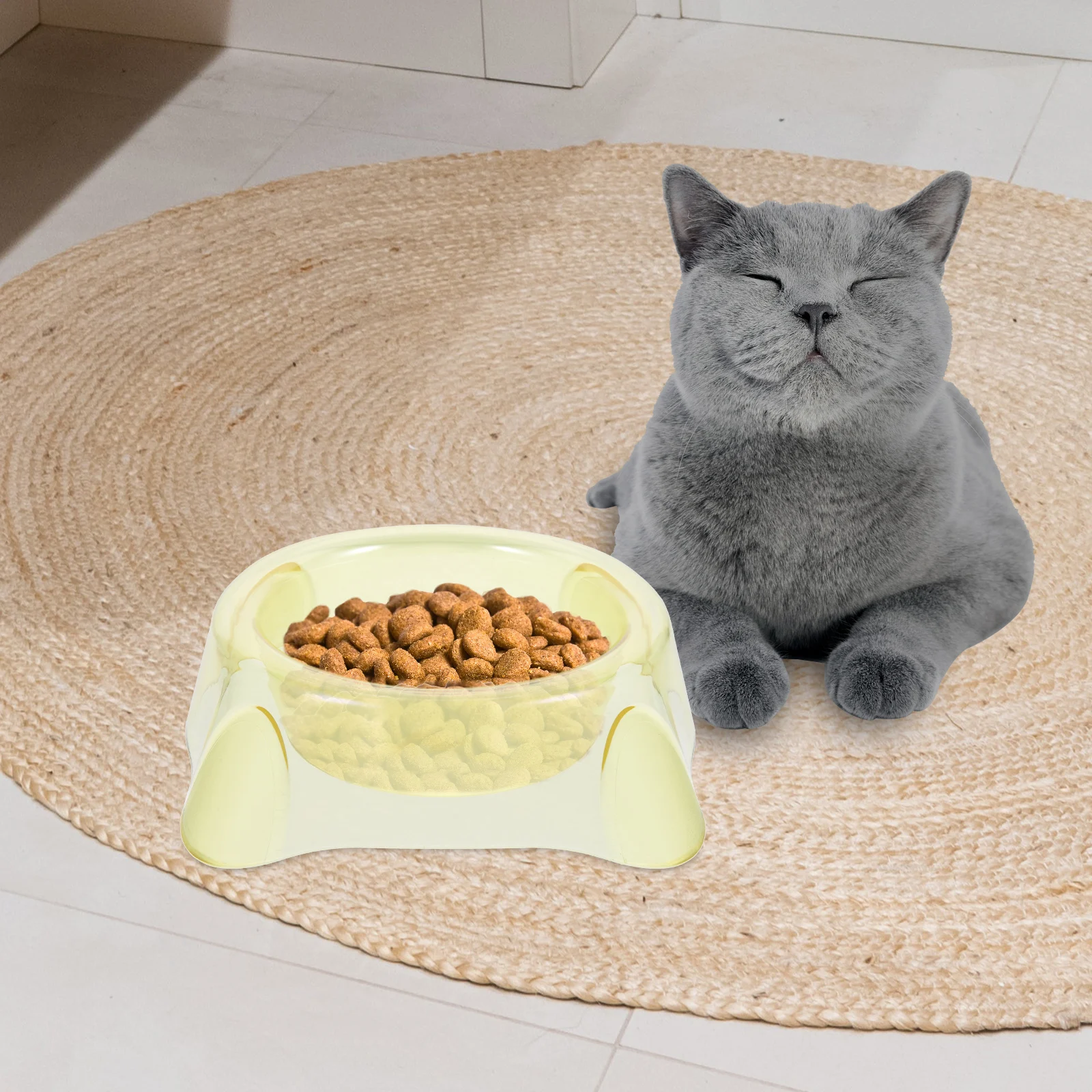 

Pet Bowl Practical Design Smooth Surface Food Water Dish for Dog Cat Puppy Kitten Feeding Dog Bowl Puppy Feeder