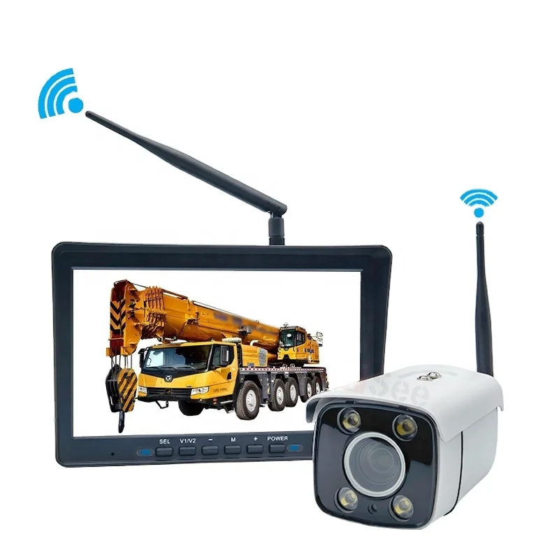 2.4GHz Wireless Transmission 10.1-inch Screen AHD 1080P Crane Camera 30x 50X Optical Zoom Wireless Camera Package