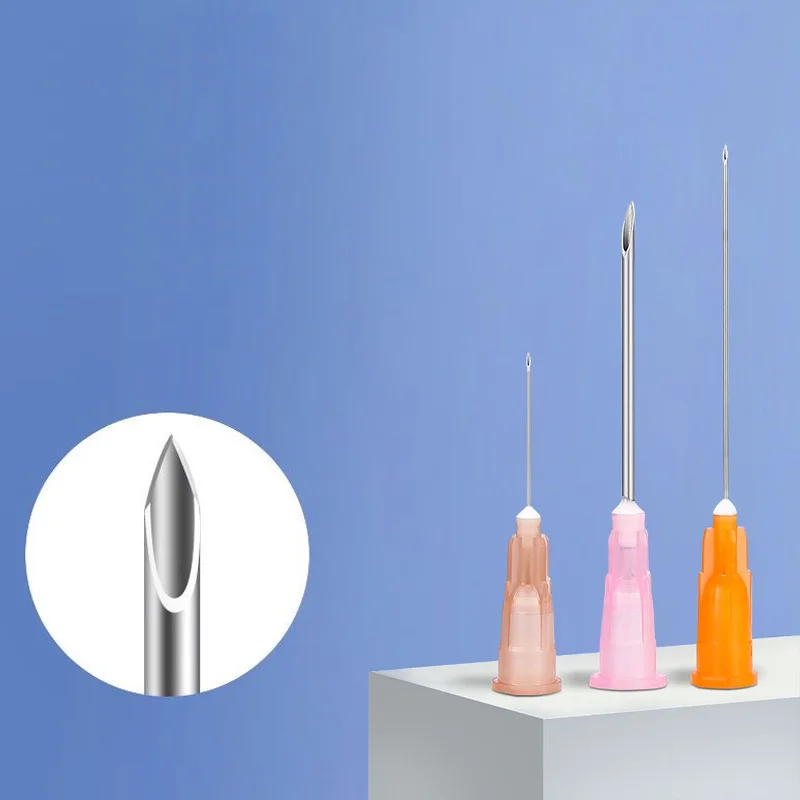 

Disposable 30G29G27G25G23G21G18G Small Painless Ultra-Fine Beauty 4/13/25/30/38/50/mm Ultra-Fine Teeth Eyelid Tattoo Needle