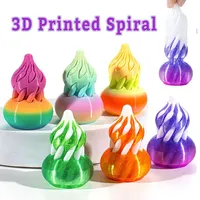 3D Printing Spiral Decompression Toys Stress Relief Children's Advanced Puzzle Rotating Lucky Gourd Home Decor Figurines