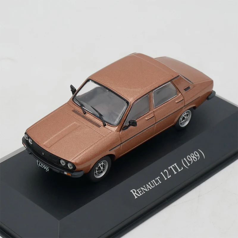 Diecast Original 1:43 Scale Renault 12 TL 1989 Simulation Alloy Car Model Static Display Collectible Gift Souvenir Decration