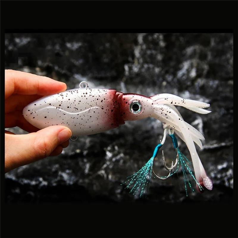 

B93B-130G-150Mm Glow Squid Skirts Lures Soft Rubber Octopus Skirts Fishing Lures Squid Skirts Trolling Lure