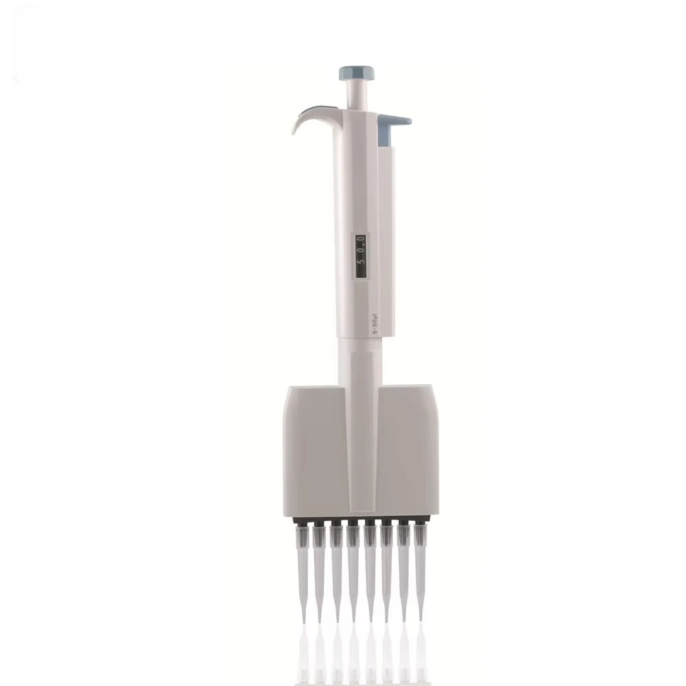 

LAB Top Pette 8 and 12 Plastic Multichannel Adjustable Volume Mechanical Pipettes