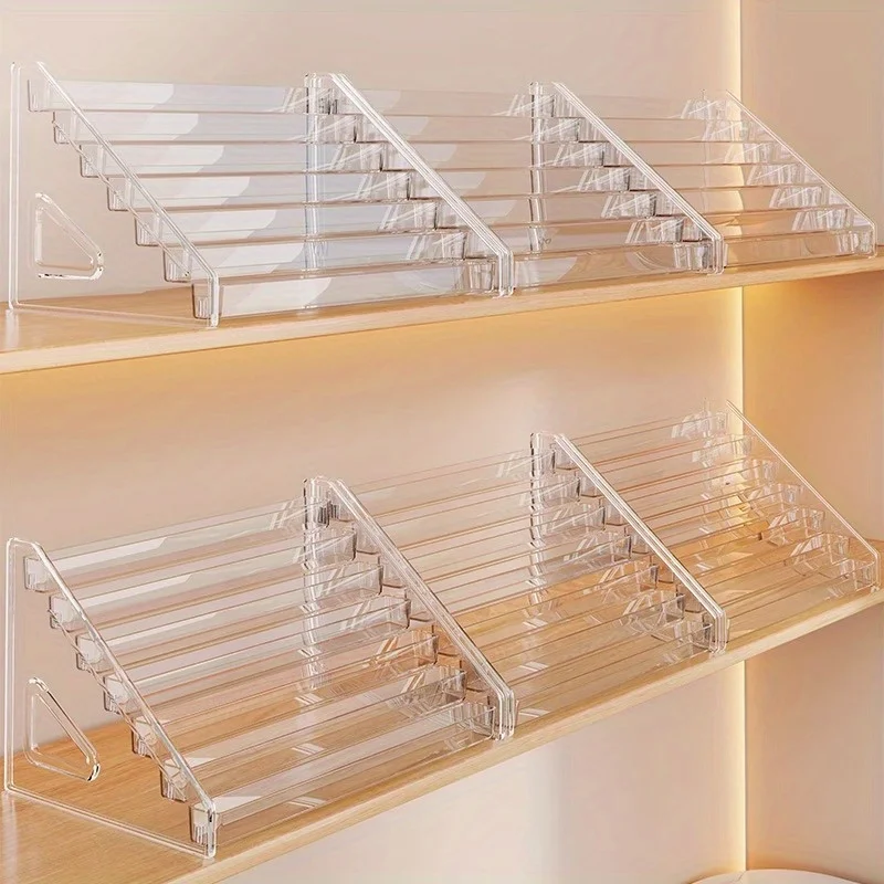 

Transparent ladder small ornament shelf bar figure live broadcast display multi-functional storage rack acrylic display rack