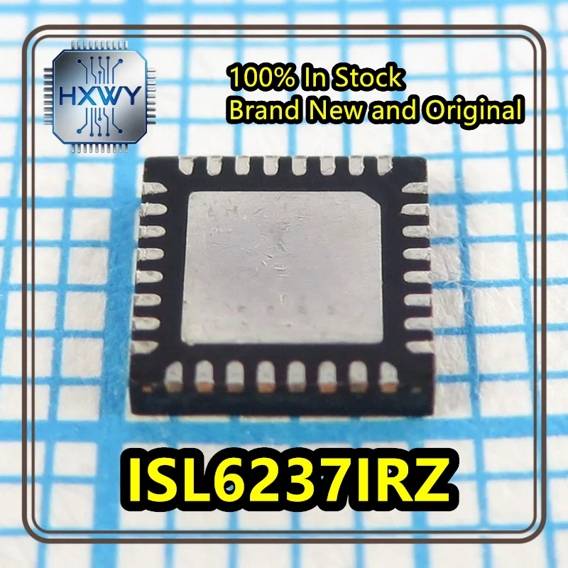 (10/50 pieces) ISL6237IRZ-T ISL6237IRZ QFN32 Multi-channel Step-down Linear Regulator, Brand New Original Stock. Electronic