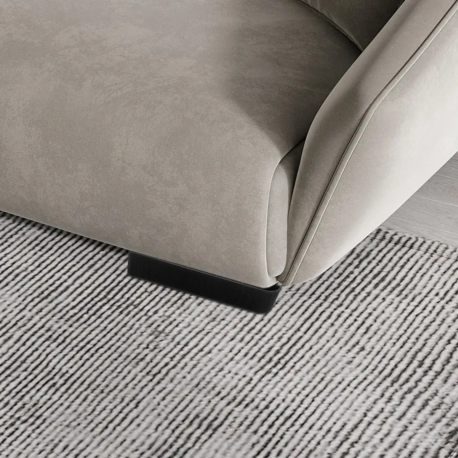 

Комплект из 4 пластиковых L-образных опор для мебели: подставки для кроватей, диванов, шкафов, стиральных машин, сверхпрочные мебельные подставки