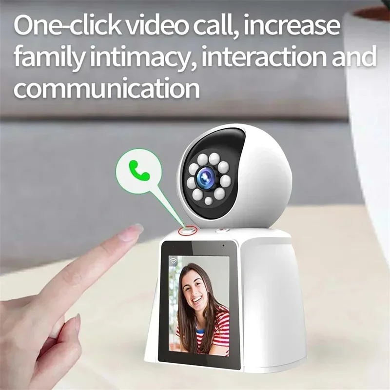 Guudgo 2K 3MP 2.8inch Screen WiFi Camera Auto Tracking Home Security Two-way Voice Call Baby Monitoring IP Camera