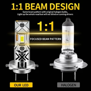 2 adet canbus 6500k led far ışığı hi/lo ışın ışıkları arabadan fiatilo'ya 2001 2002 2003 2004 2005 2006 2007 2008 2009 2010 Avrupa'nın en çok satan 12, far stili, no. 1