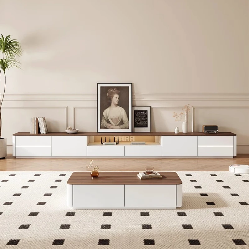 Designer Wall TV Cabinet Monitor Entertainment Living Room Monitor Wall Tv Table Designer Salon Organizer Archivadores Furniture - Image 5