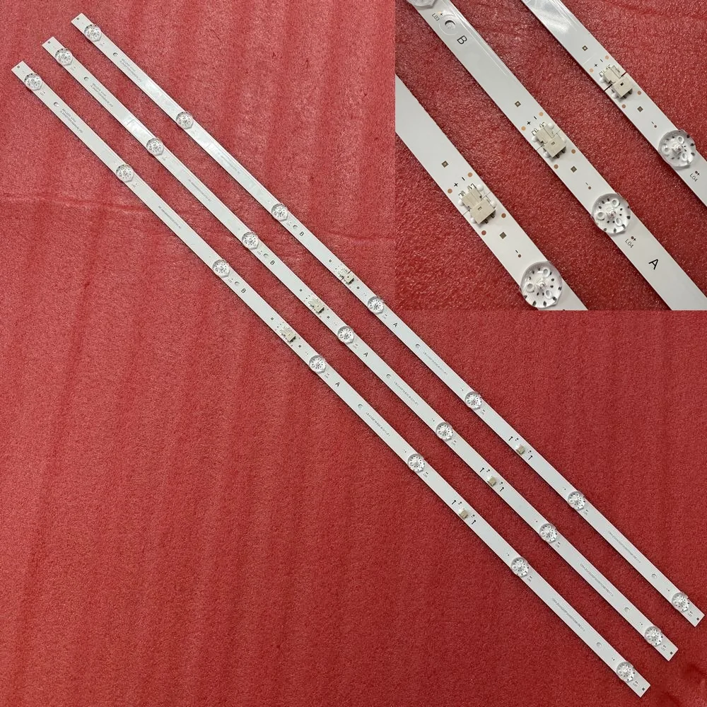 

3 шт./компл. светодиодная лента для подсветки для 7LED 42G6F MS-L2570 V2 V1 JL.D43071330-002AS-M_V0 для PTV43G50 PTV43G50SN