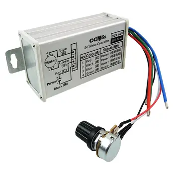 Plynulý PWM regulátor otáček stejnosměrného motoru DC 9V-60V 12V 24V 60V 20A regulátor stejnosměrného motoru PWM regulátor otáček 6 nejlepší prodej Ovladač 24V stejnosměrného motoru - №1