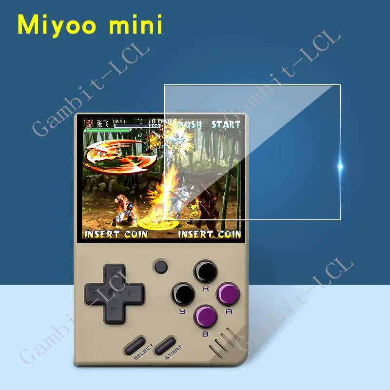9H HD Original gehärtetes Glas für Miyoo Mini Plus 3,5" MiyooMini 2,8" MiyooMiniPlus MiniPlus Displayschutzfolie – Detail 4